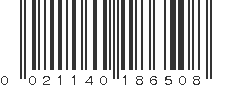 UPC 021140186508