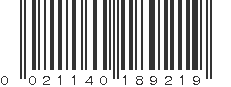 UPC 021140189219