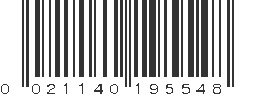 UPC 021140195548