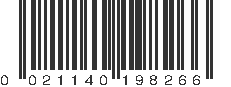 UPC 021140198266