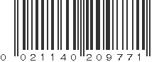 UPC 021140209771