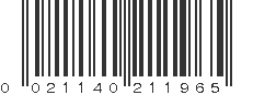 UPC 021140211965