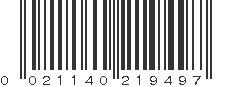 UPC 021140219497