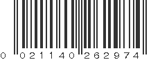 UPC 021140262974