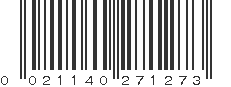 UPC 021140271273