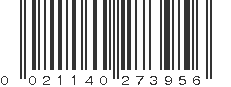 UPC 021140273956