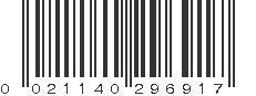 UPC 021140296917