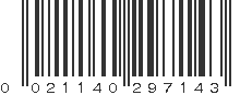 UPC 021140297143