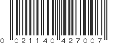 UPC 021140427007