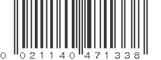 UPC 021140471338