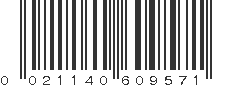 UPC 021140609571