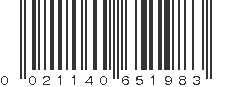 UPC 021140651983