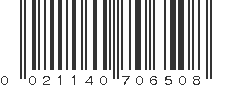 UPC 021140706508