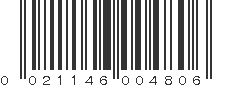 UPC 021146004806