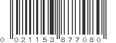 UPC 021153877080