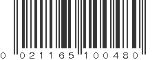 UPC 021165100480