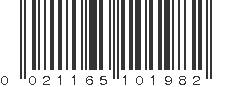 UPC 021165101982