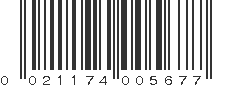 UPC 021174005677