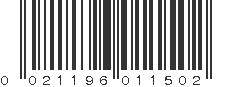 UPC 021196011502