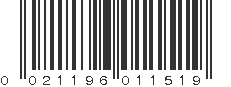 UPC 021196011519