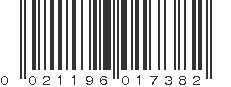 UPC 021196017382