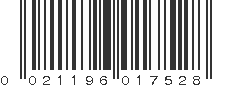 UPC 021196017528