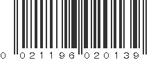 UPC 021196020139