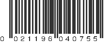 UPC 021196040755