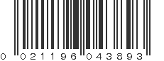 UPC 021196043893