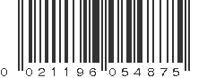 UPC 021196054875