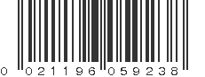 UPC 021196059238