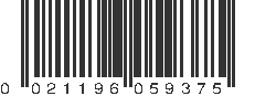 UPC 021196059375