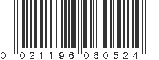 UPC 021196060524