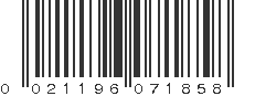 UPC 021196071858