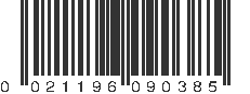 UPC 021196090385