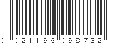 UPC 021196098732