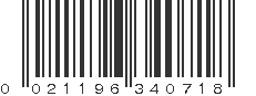 UPC 021196340718