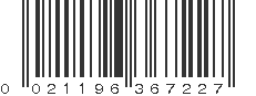 UPC 021196367227