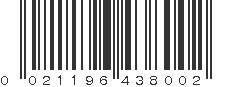 UPC 021196438002