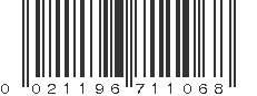 UPC 021196711068