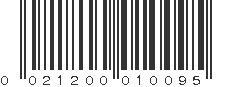 UPC 021200010095