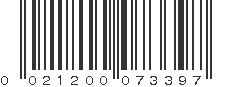 UPC 021200073397