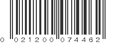 UPC 021200074462