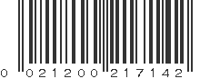 UPC 021200217142