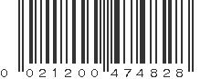 UPC 021200474828