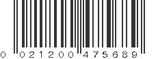 UPC 021200475689