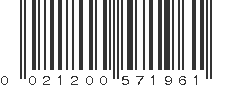 UPC 021200571961