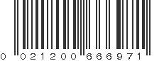 UPC 021200666971