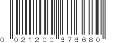 UPC 021200676680