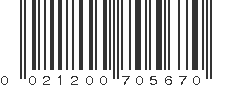 UPC 021200705670